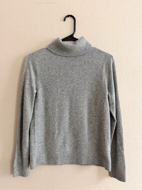 Club Monaco Cashmere Mockneck Button Back Sweater